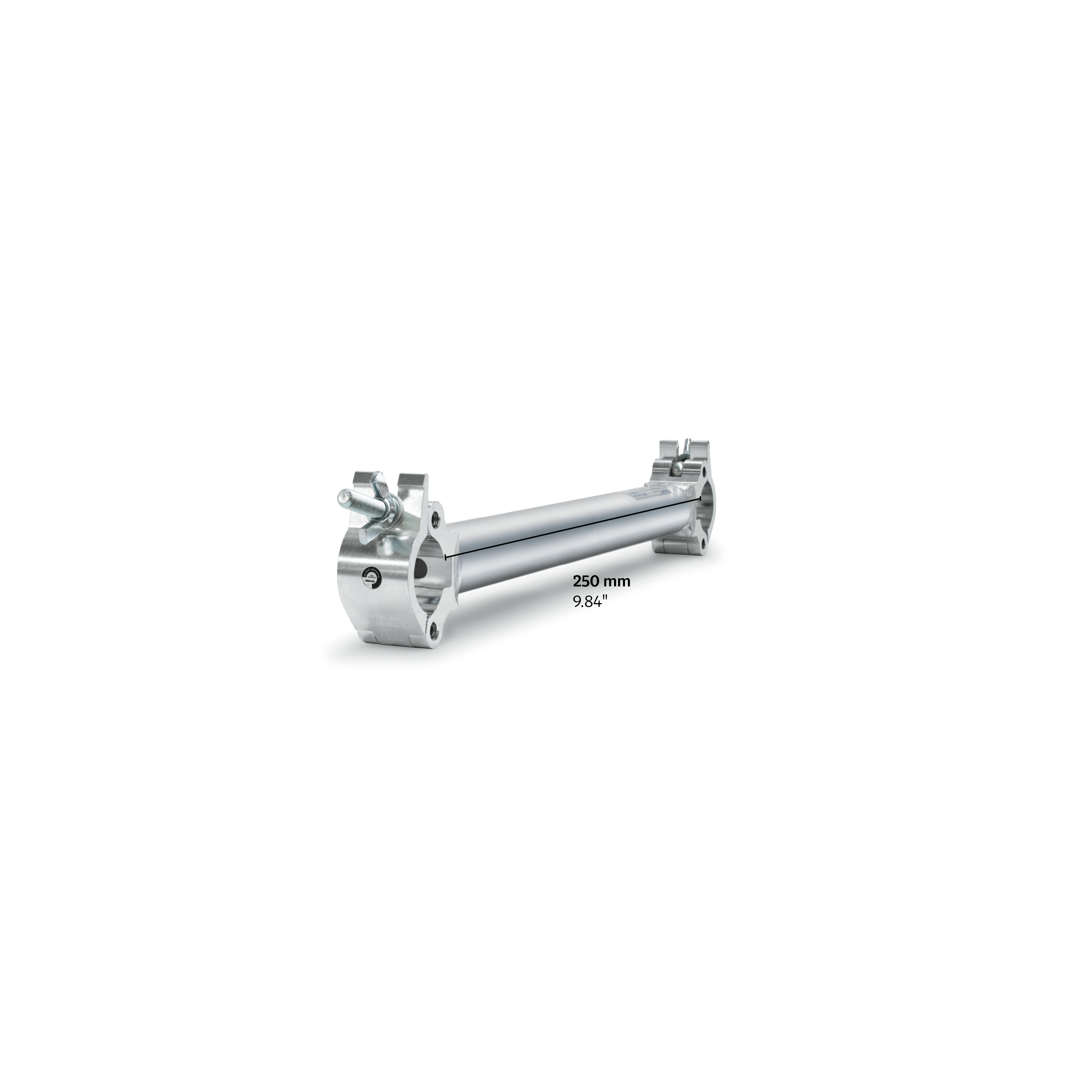 Extended parallel coupler L250 mm for 48-51mm tube