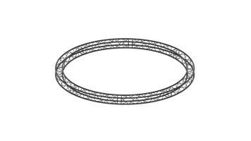 M290VU quatro truss circle outer d=5m, 8 segments HD, color