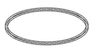 M290F quatro truss circle outer d=8m, 8 segments, color
