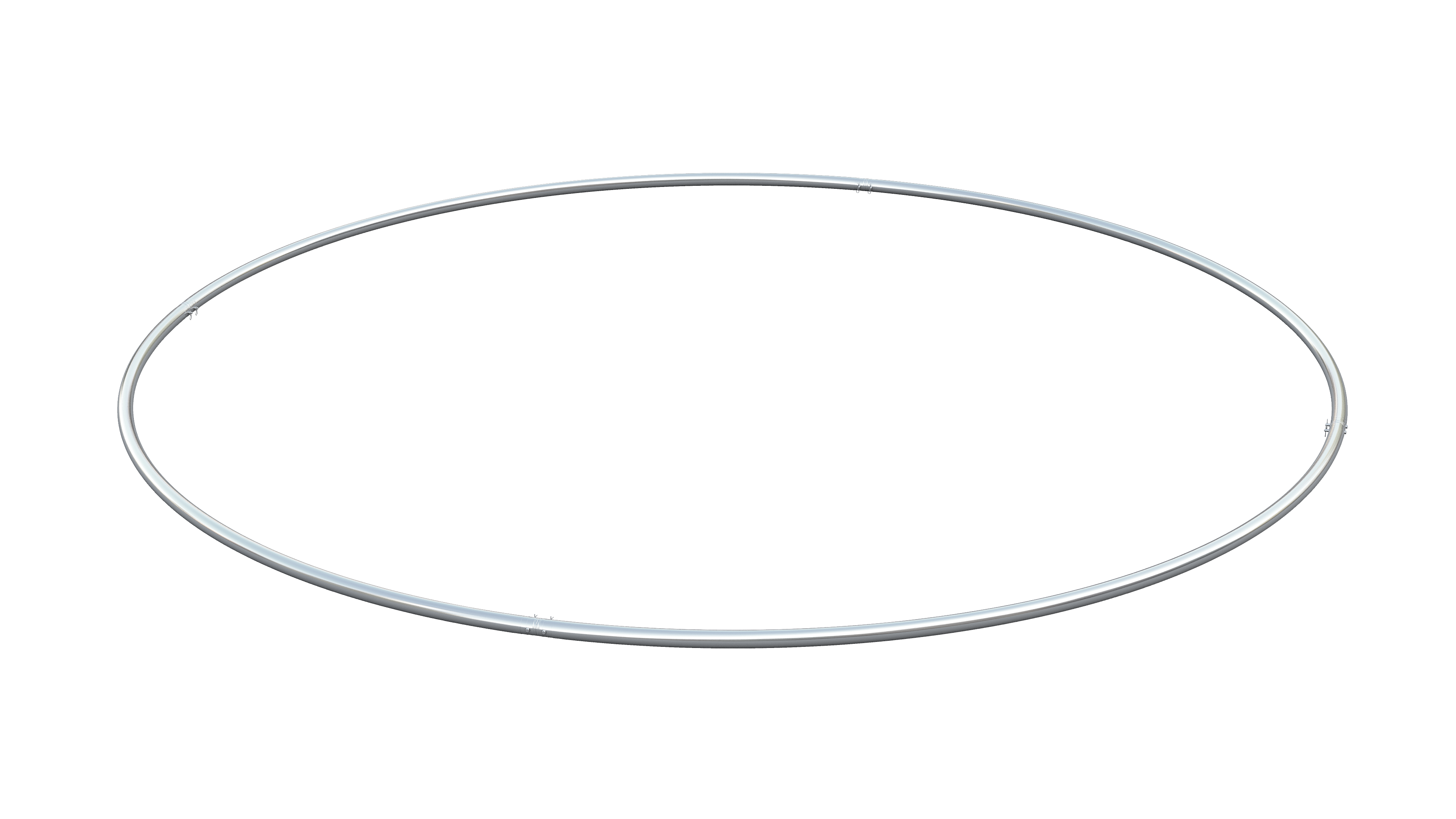 M100F single tube circle outer d=3m, 4 segments