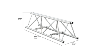 M520 fold 2m length truss