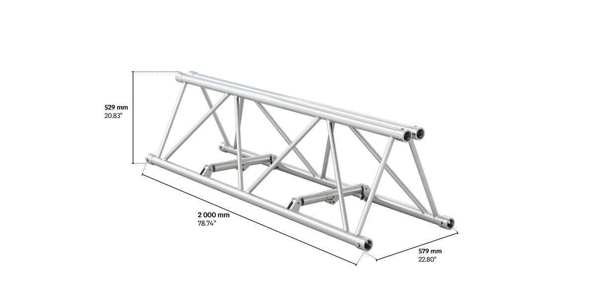 M520 fold 2m length truss