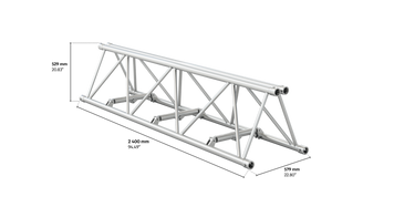 M520 fold 2,4m length truss