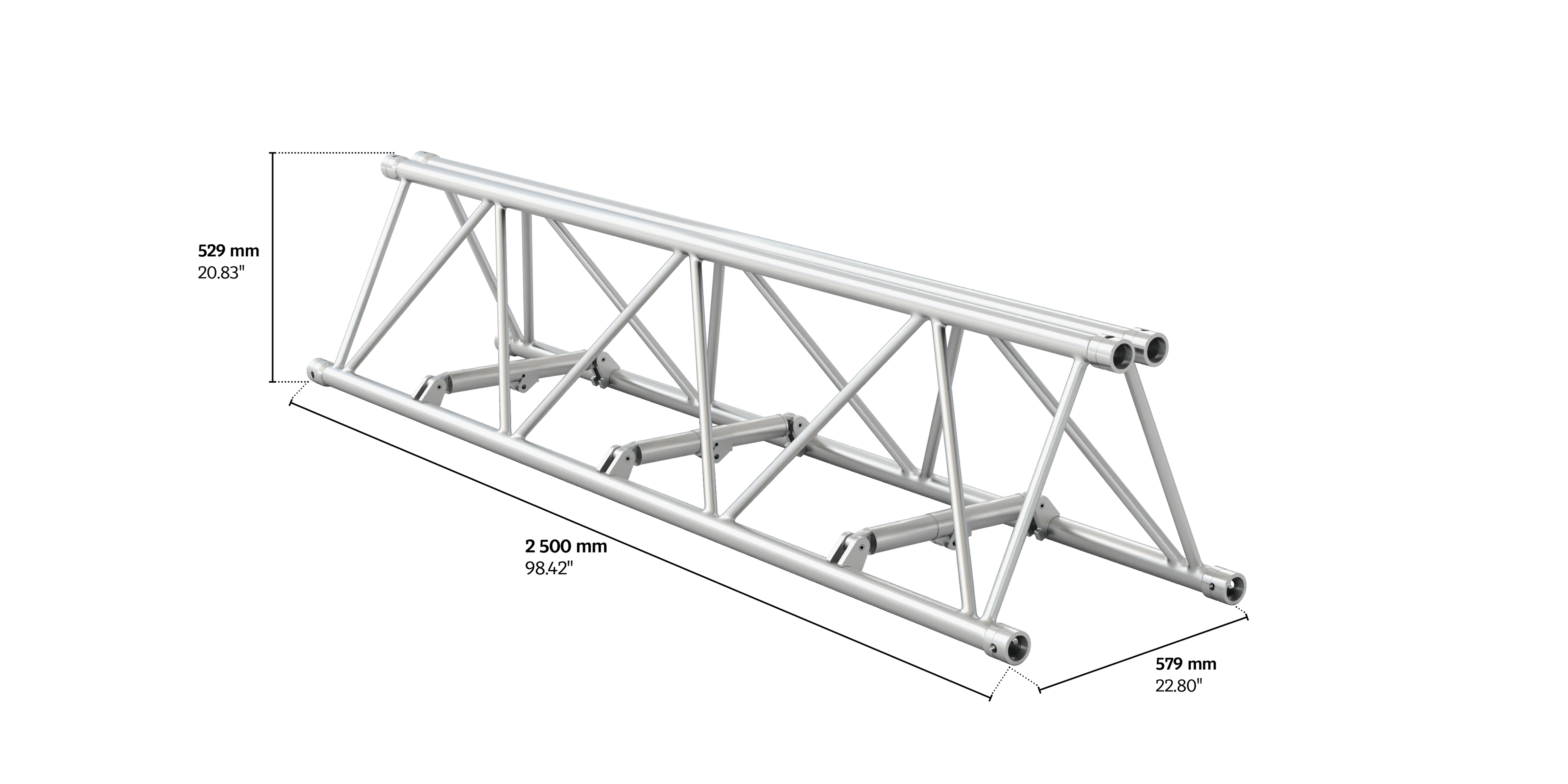 M520 fold 2,5m length truss