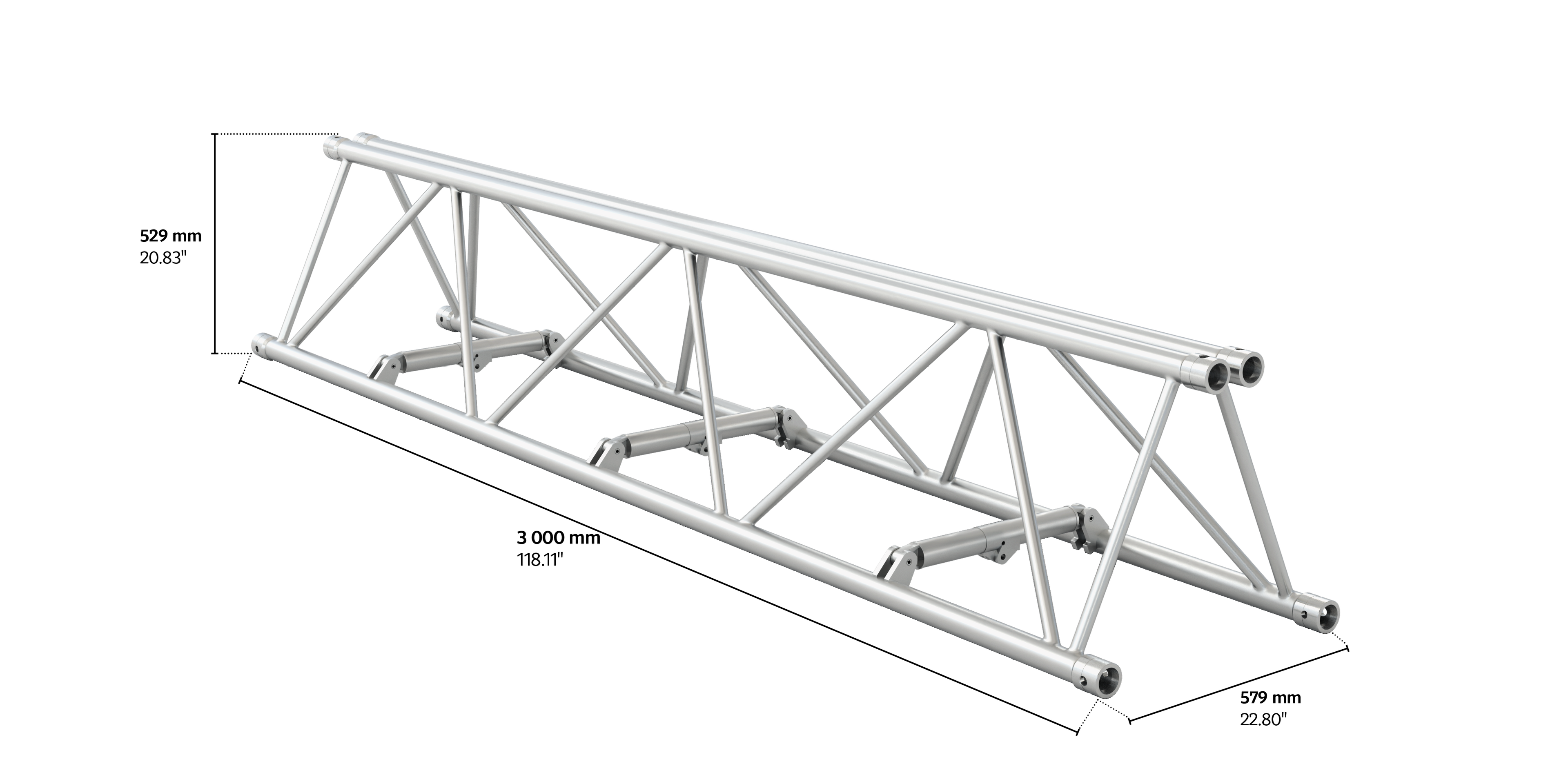 M520 fold 3m length truss