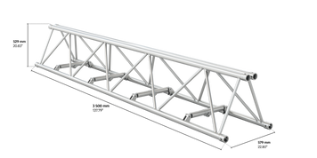 M520 fold 3,5m length truss