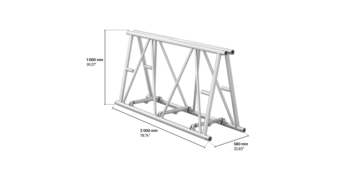 M950 fold 2m length truss