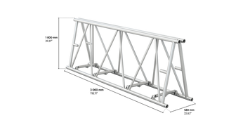 M950 fold 3m length truss
