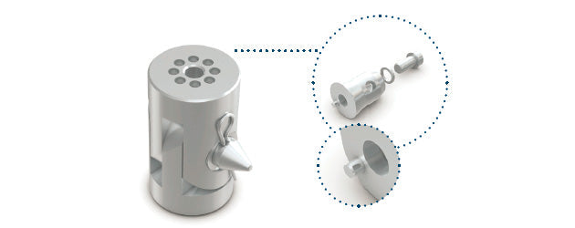 Universal truss hinge M290 for M100 series