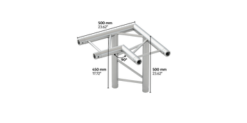 M290VF duo 3way horizontal truss corner leg down HD