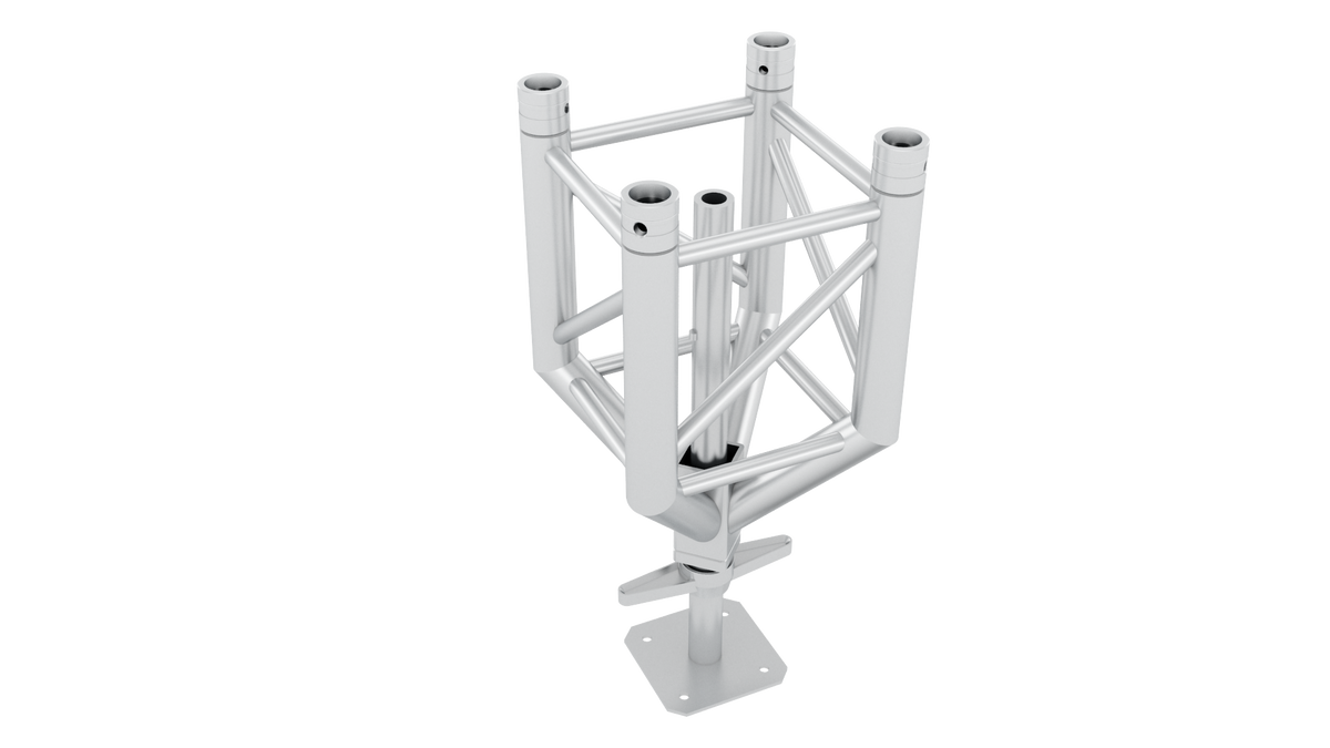 Adjustable pedestal leg 572-950mm for M390 truss serie