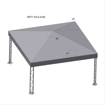 MDT1 tent 5x5-2.2m
