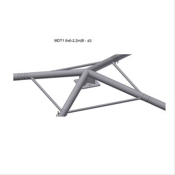 MDT1 tent 6x6-2.2m