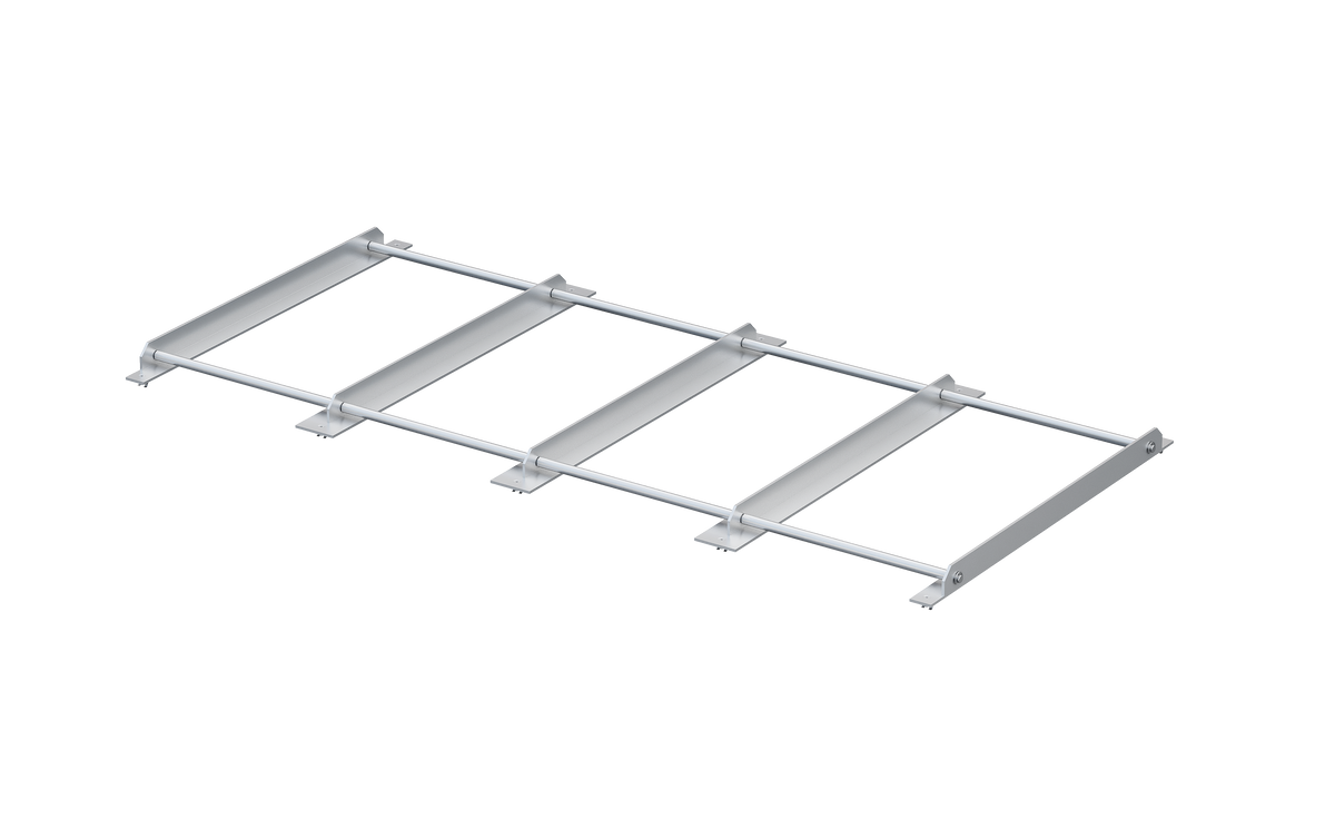 Bottom-level deck for boxes incl. fastening set