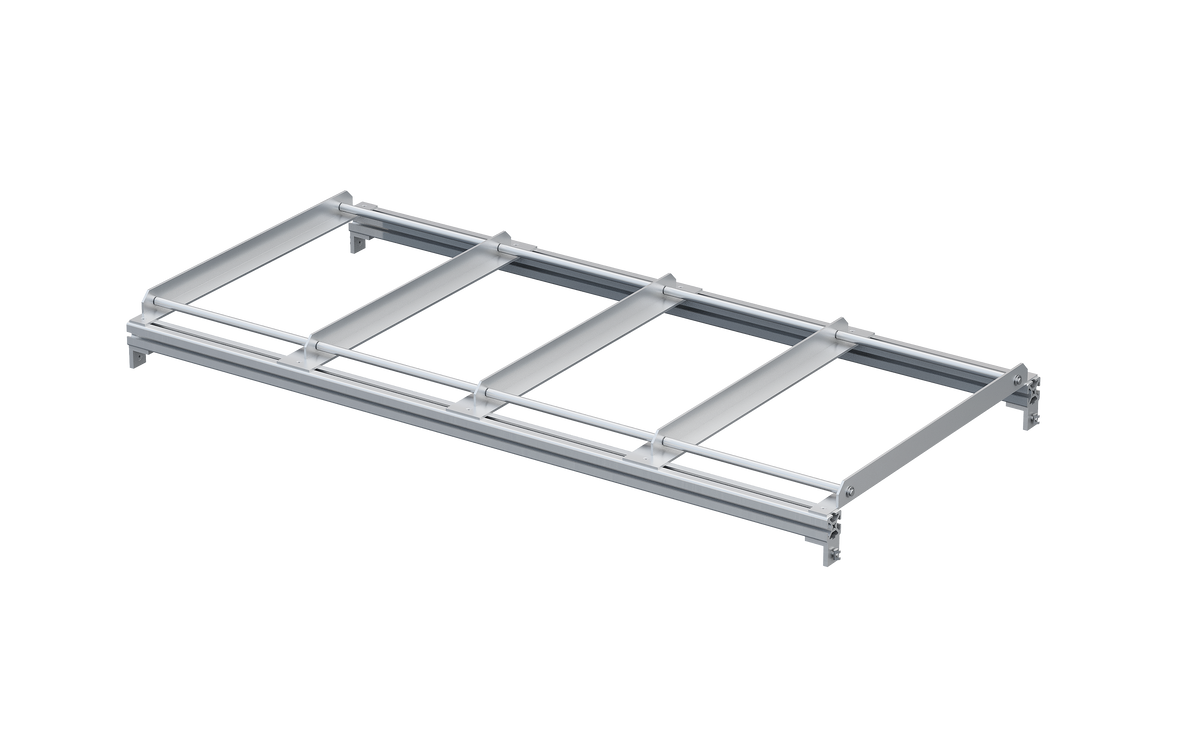 Upper-level deck for boxes incl. fastening set