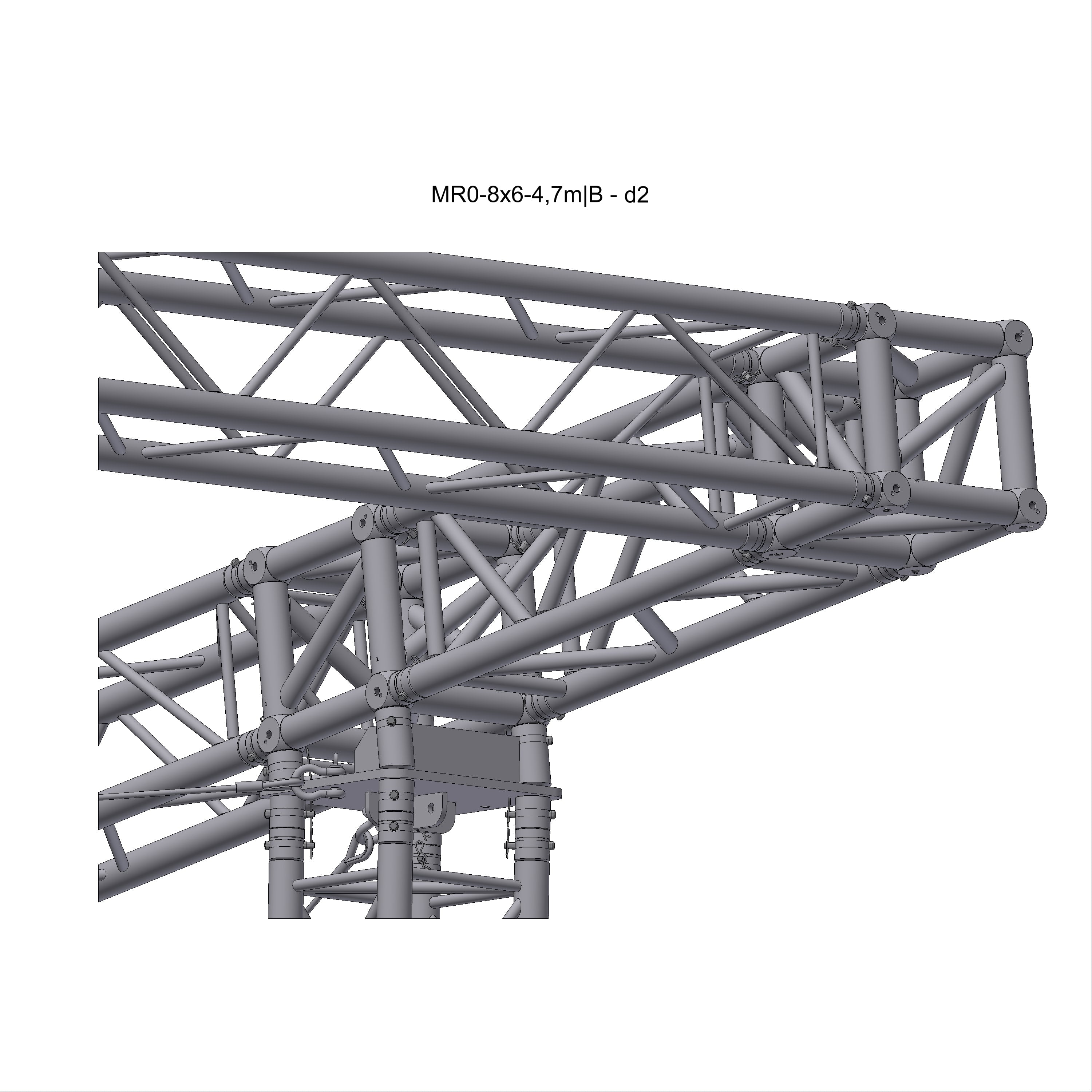MR0 sloping roof 8x6-4.7m