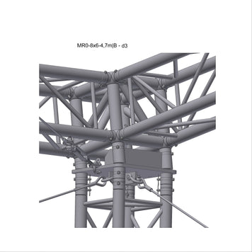 MR0 sloping roof 8x6-4.7m