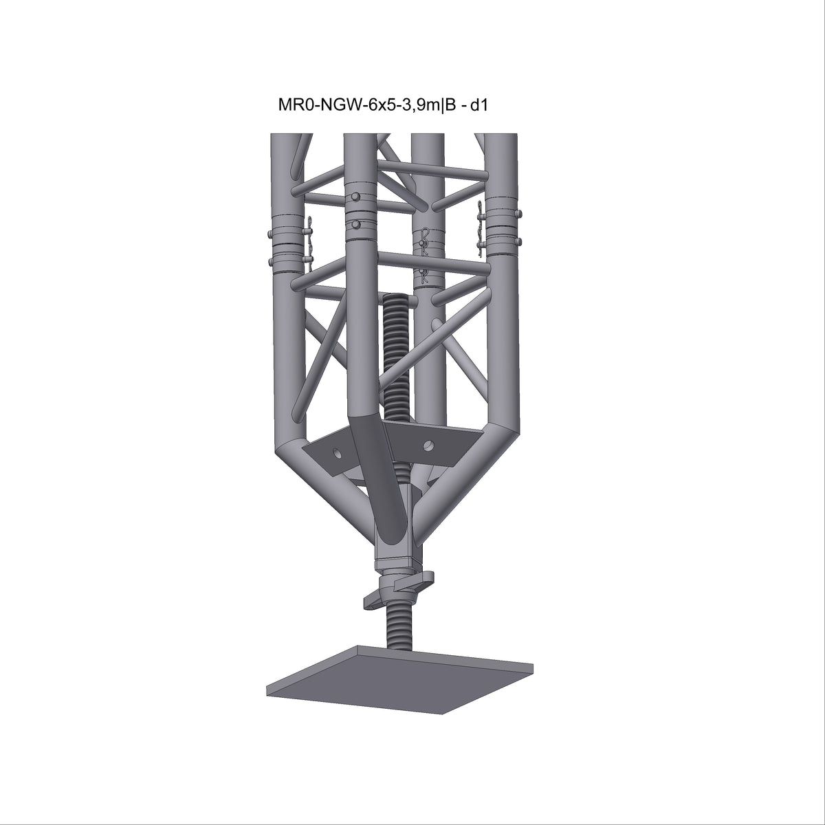 MR0 B roof 6x5-5m (No Guy Wires)