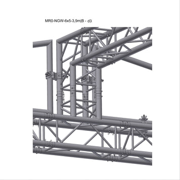 MR0 B roof 6x5-5m (No Guy Wires)
