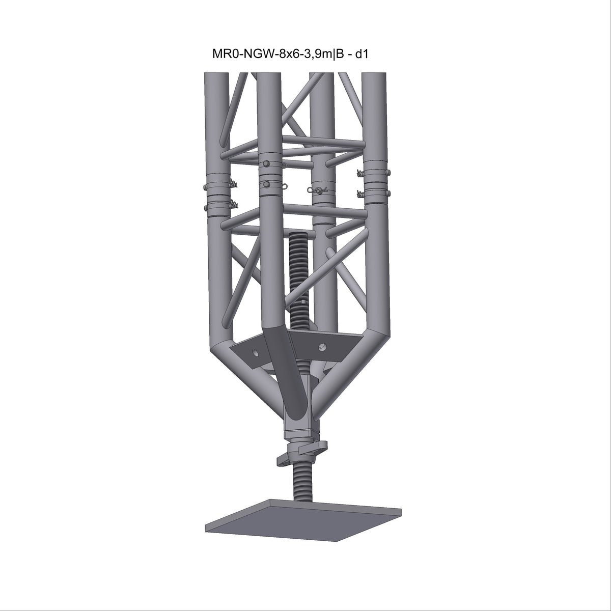 MR0-NGW-B-8x6-3.9m (NGW = No Guy Wires)