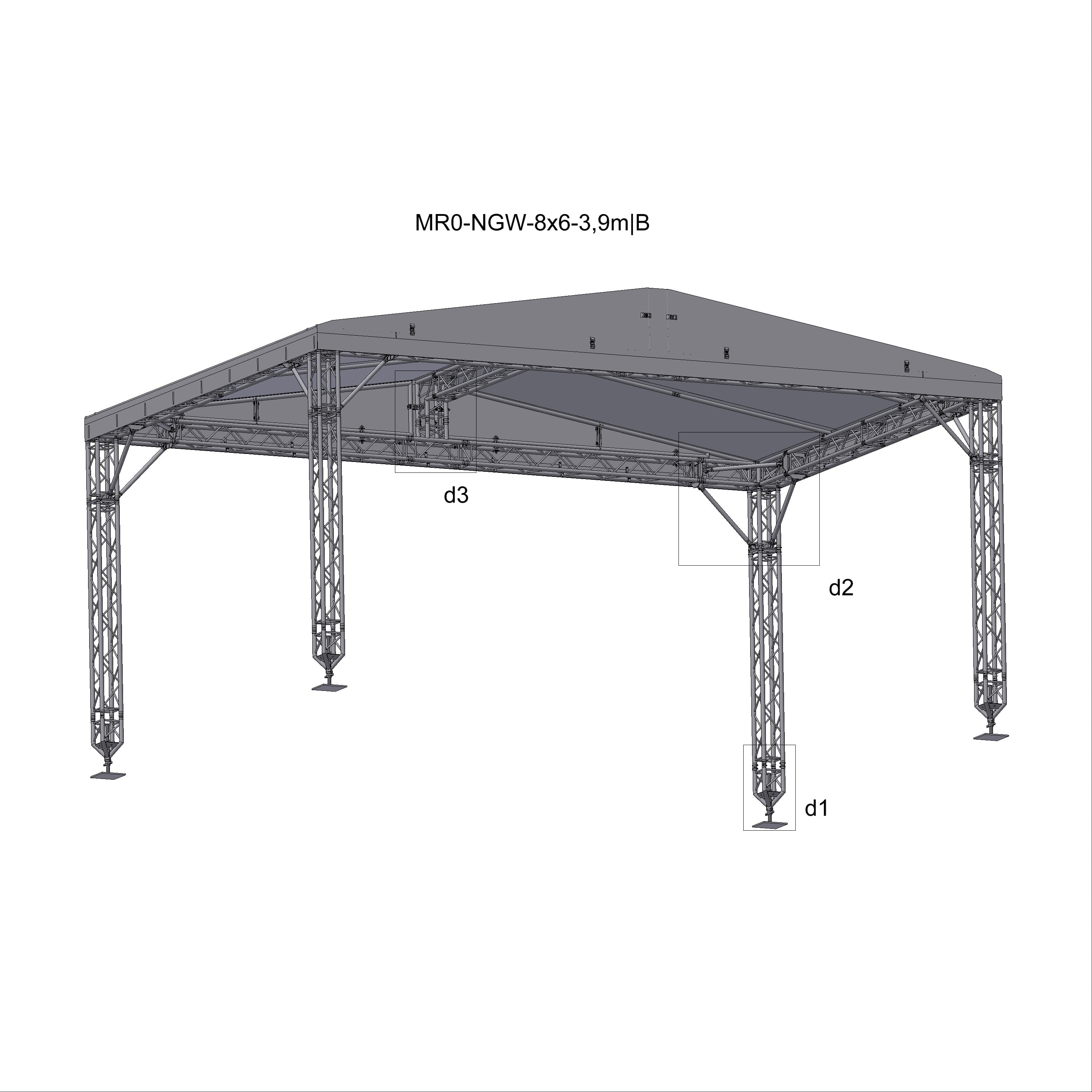MR0-NGW-B-8x6-3.9m (NGW = No Guy Wires)