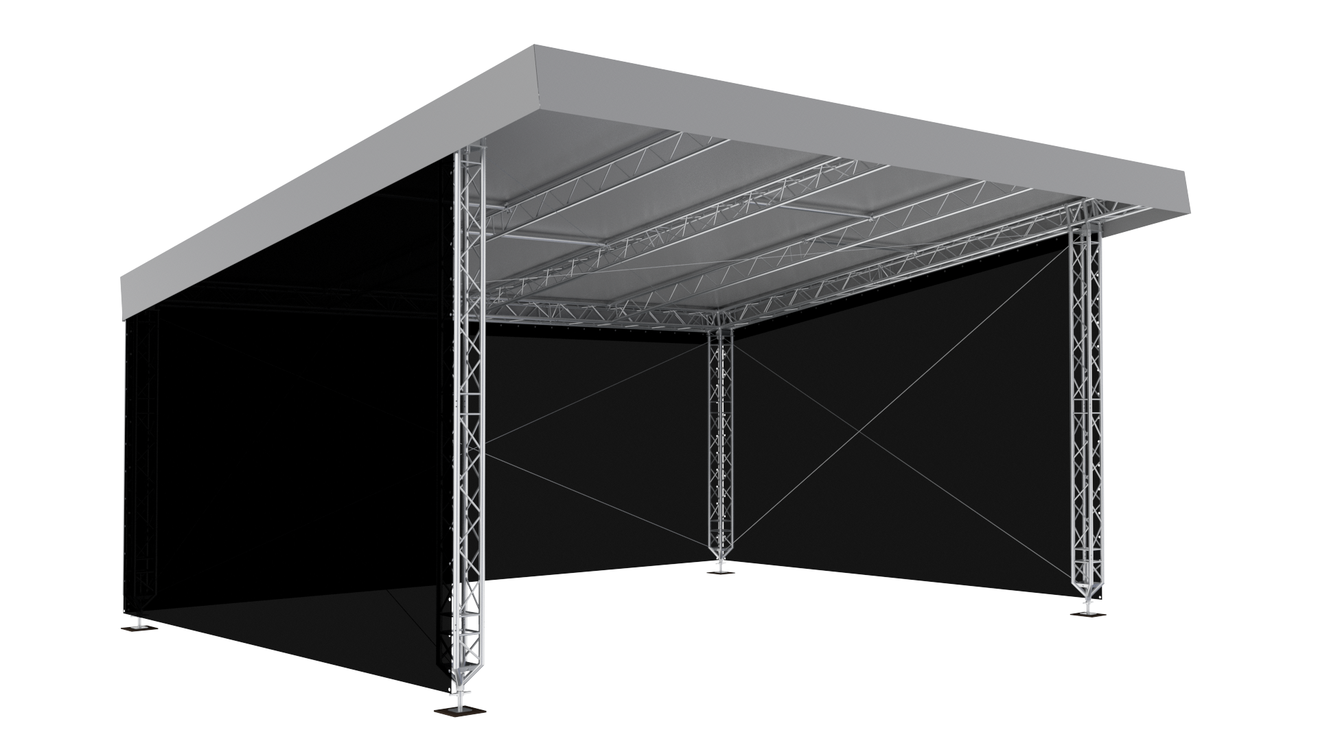 MR0 sloping roof 8x6-4.7m