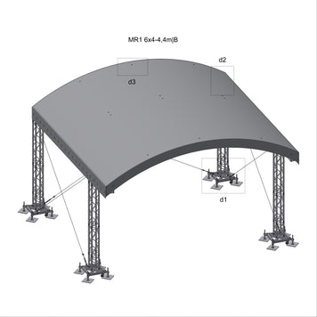 MR1 Arched 6x4-4,7m