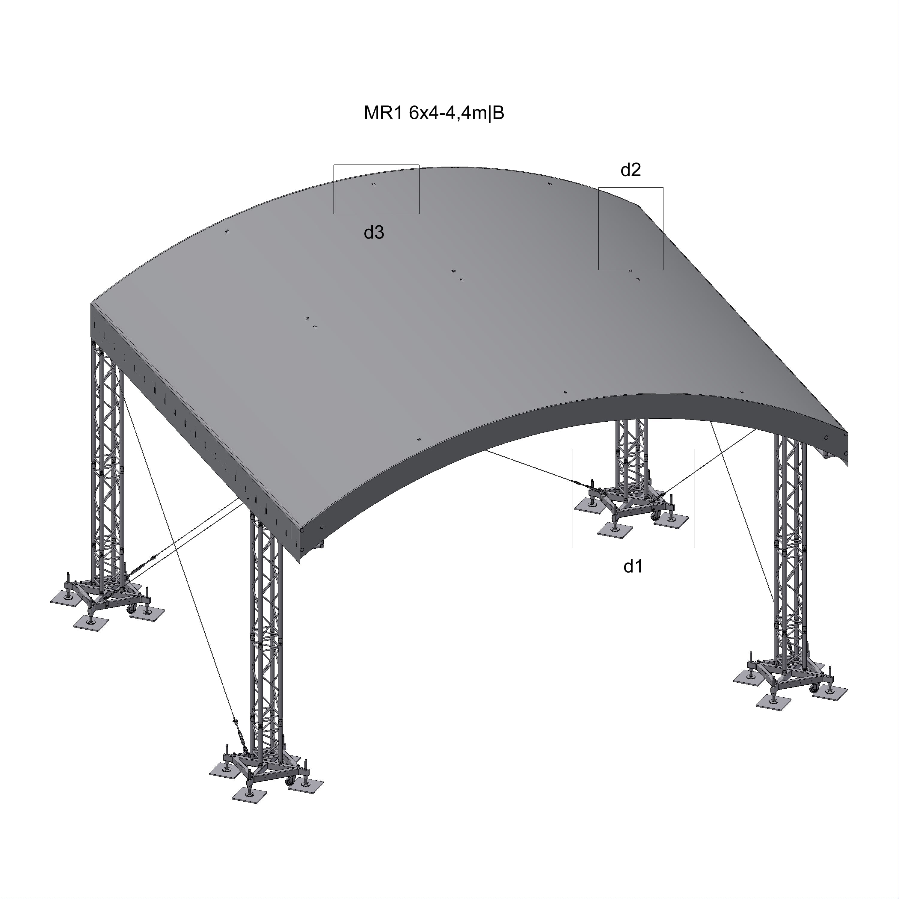 MR1 Arched 6x4-4,7m
