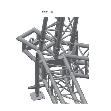 MRT1 tower - height 8m