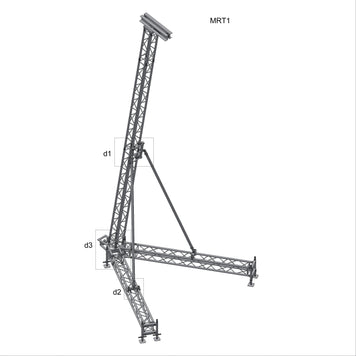 MRT1 tower - height 8m
