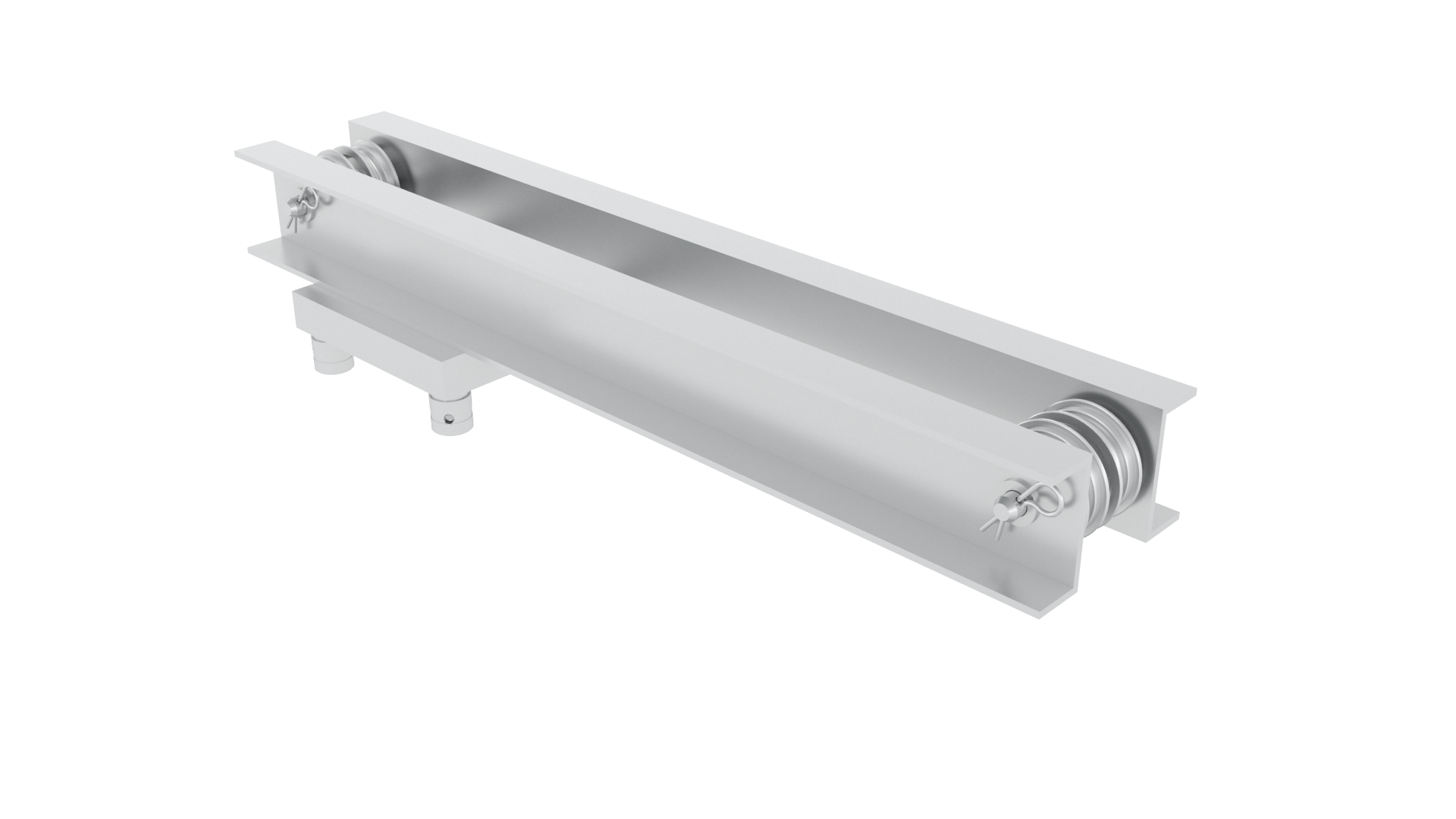 Head section for chain(with double steel pulleys) version B