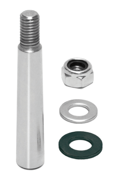 Pin B with thread M8 for truss series M290/M390-incl.nut and washer 50 pieces