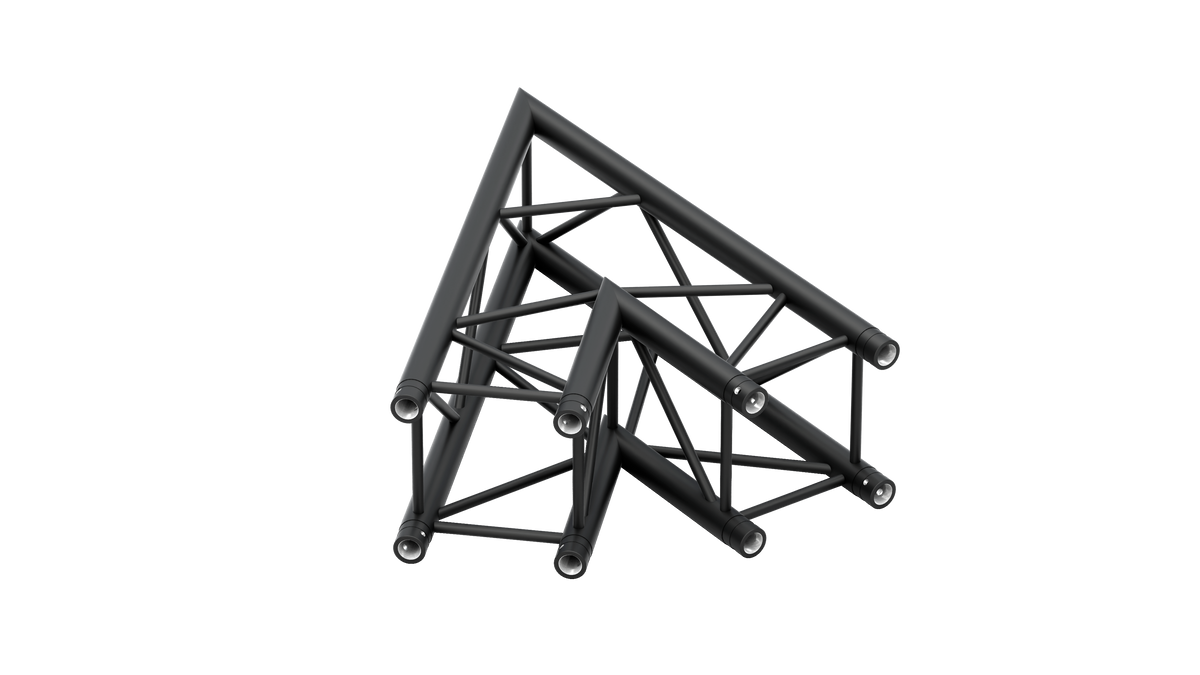 M290U quatro 2way 45° truss corner, color