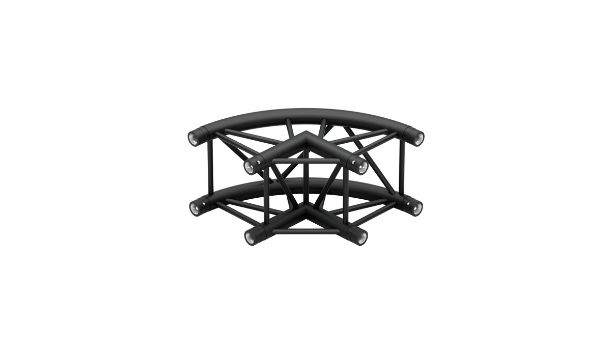 M290U quatro 2way 90° curved truss corner, color