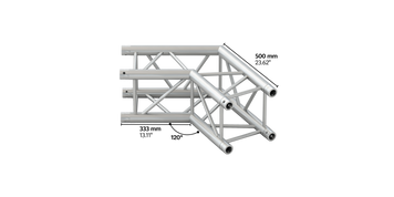 M290U quatro 2way truss corner