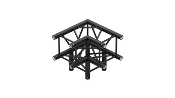 M290U quatro 3way 90° truss corner, color