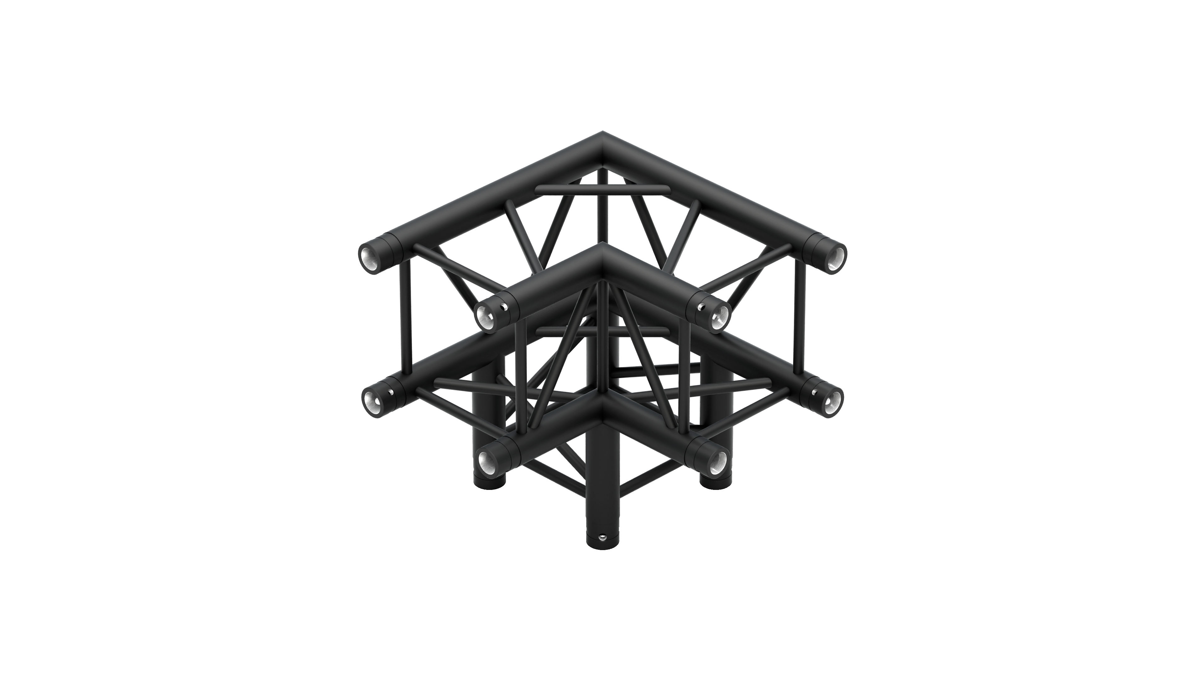 M290U quatro 3way 90° truss corner, color