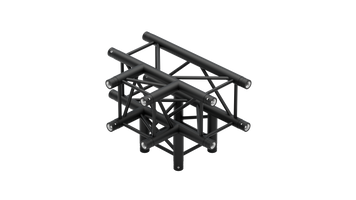 M290U quatro 4way t-piece truss corner leg down, color