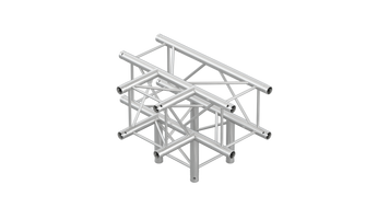 M222 quatro 4way t-piece truss corner leg down