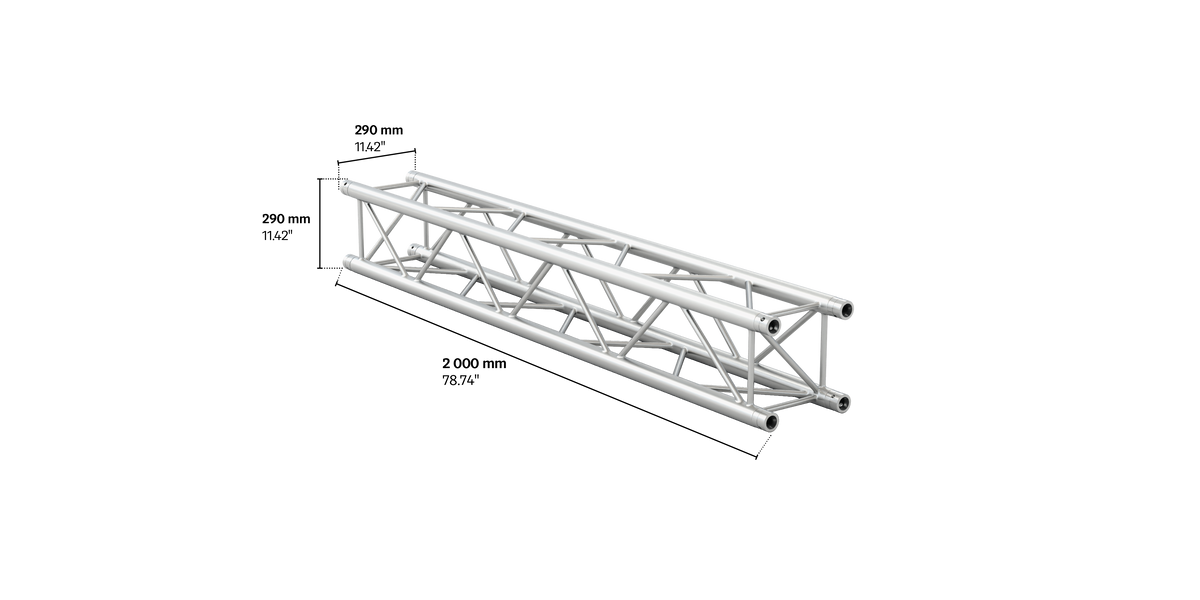 M290B quatro 2m length truss