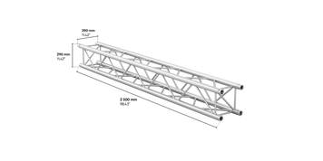 M290B quatro 2,5m length truss, color