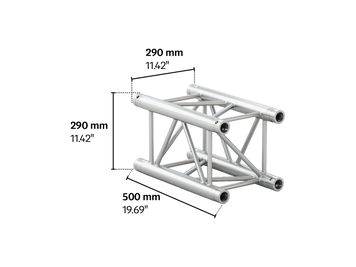 M290B quatro 0,5m length truss