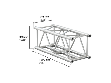 M390L-LED quatro 1m length truss HD