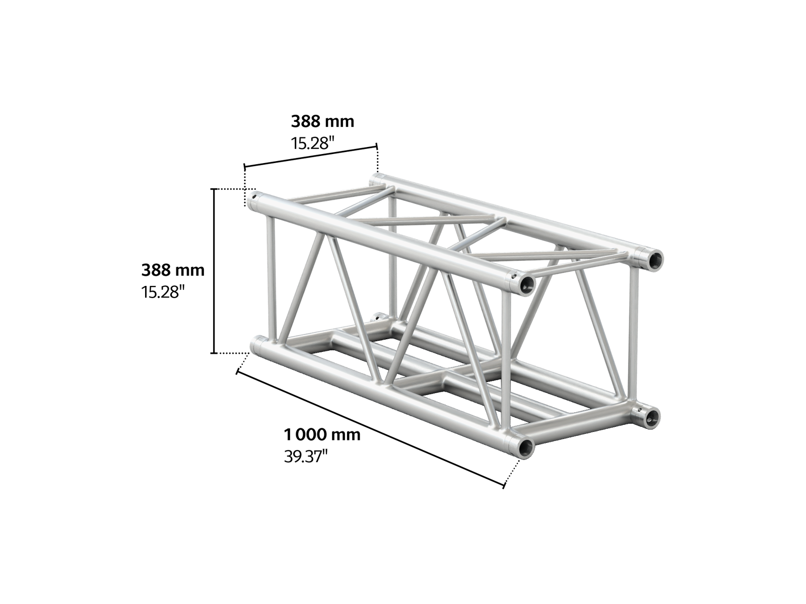 M390L-LED quatro 1m length truss HD