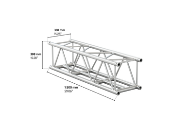 M390L-LED quatro 1,5m length truss HD