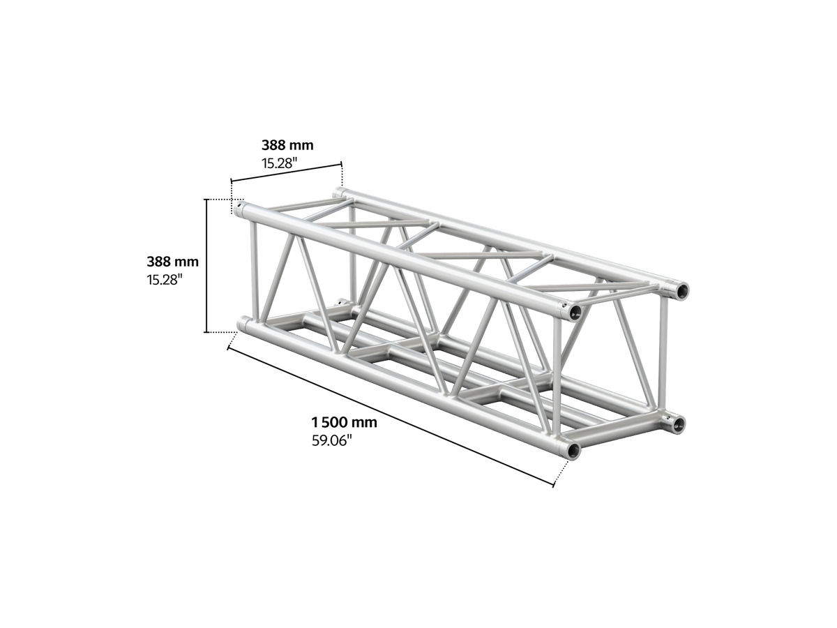 M390L-LED quatro 1,5m length truss HD