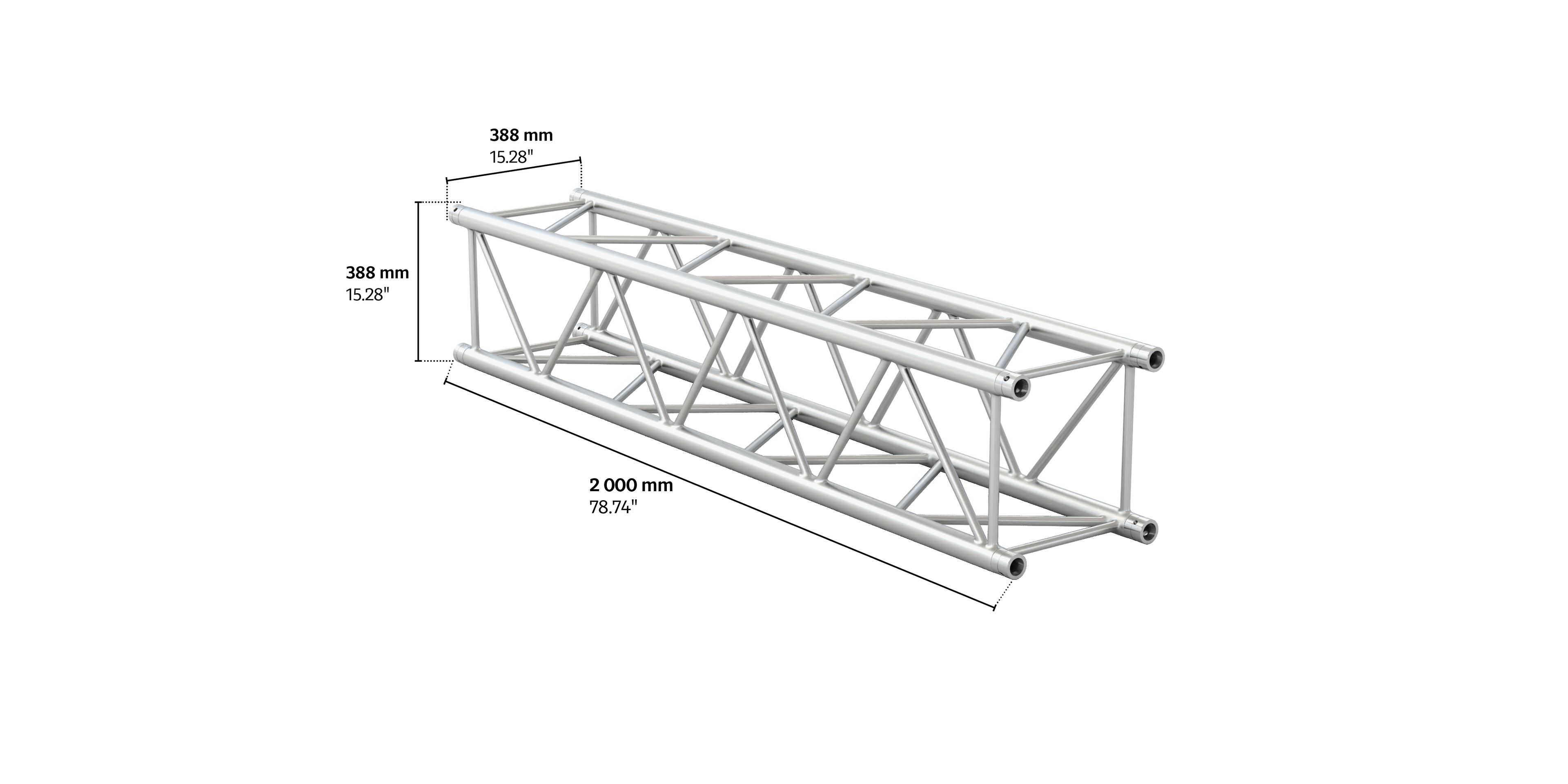 M390L quatro 2m length truss HD
