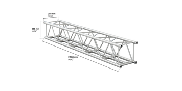 M390L-LED quatro 2,5m length truss HD