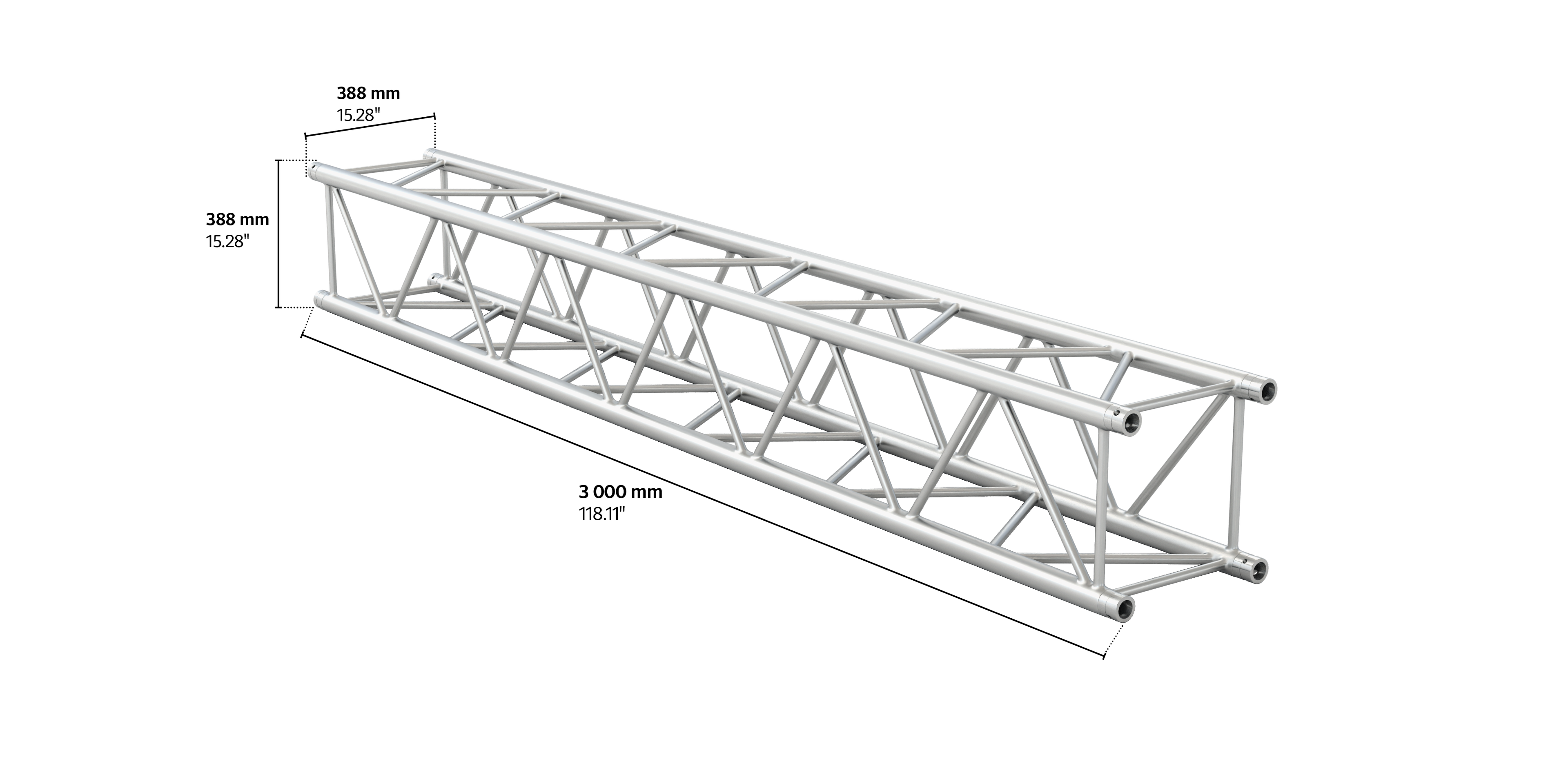 M390L quatro 3m length truss HD