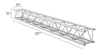 M390L-LED quatro 4m length truss HD